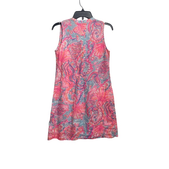 Lilly Pulitzer XS New With‎ Tags Pink Pout 100% Linen Sleeveless Sarasota Tunic - Picture 7 of 7